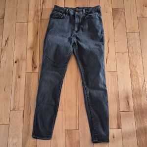 7 For All Mankind Women's Size 27 High Waist Ankle Skinny Jeans